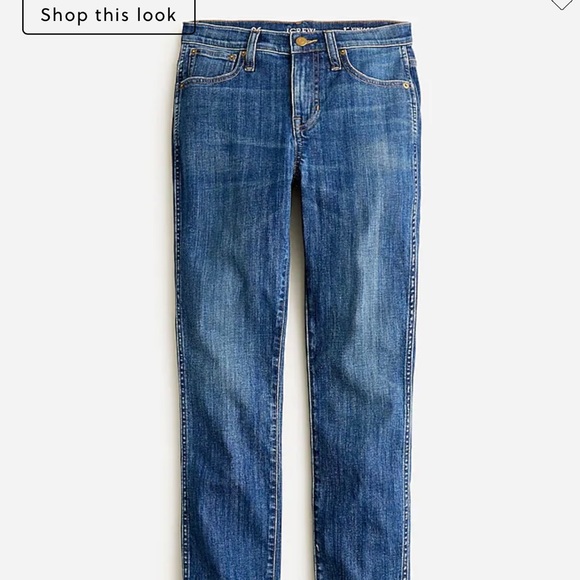 J crew 9" vintage slim-straight jean in color Wakeman wash brand new size 34 - Picture 2 of 14